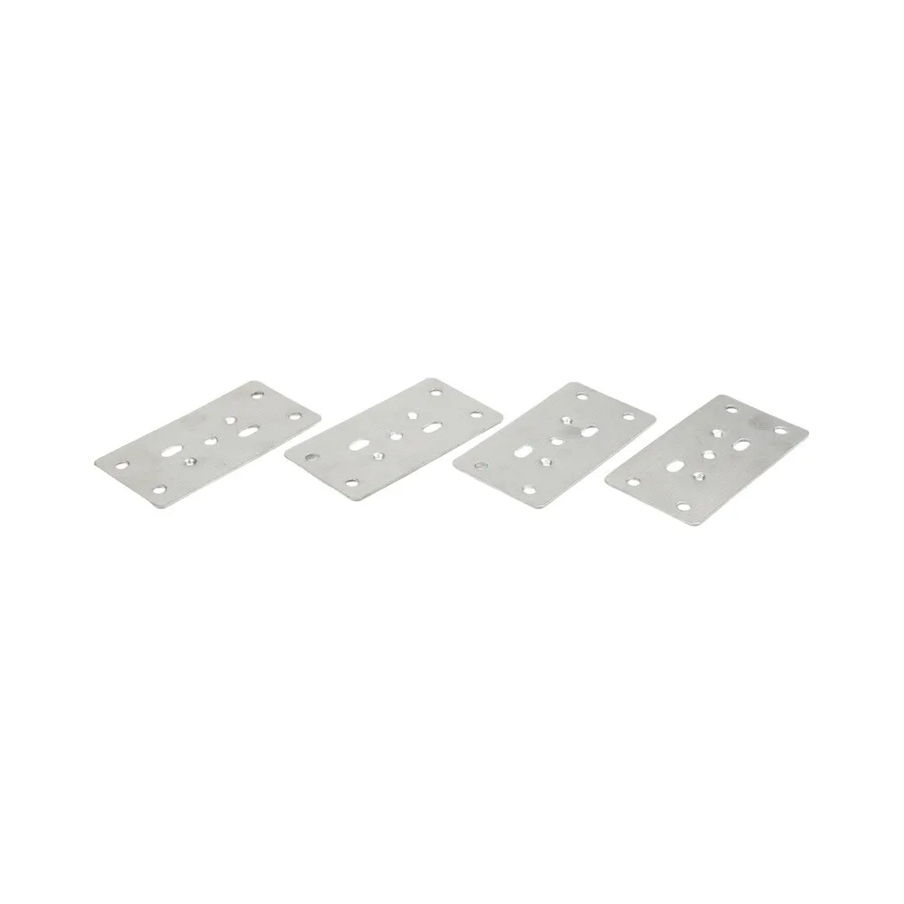 Repair Kit for Cabinet Hinges Includes Stainless Steel Side Plates and Fastening Screws for Furniture Restoration
