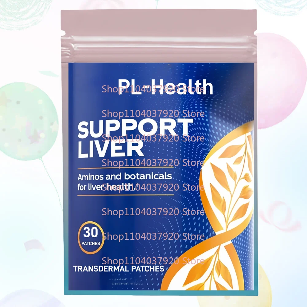 

30 трансдермальных пластырей для очищения и восстановления печени с расторопшей, таурином, метионином и артишоком