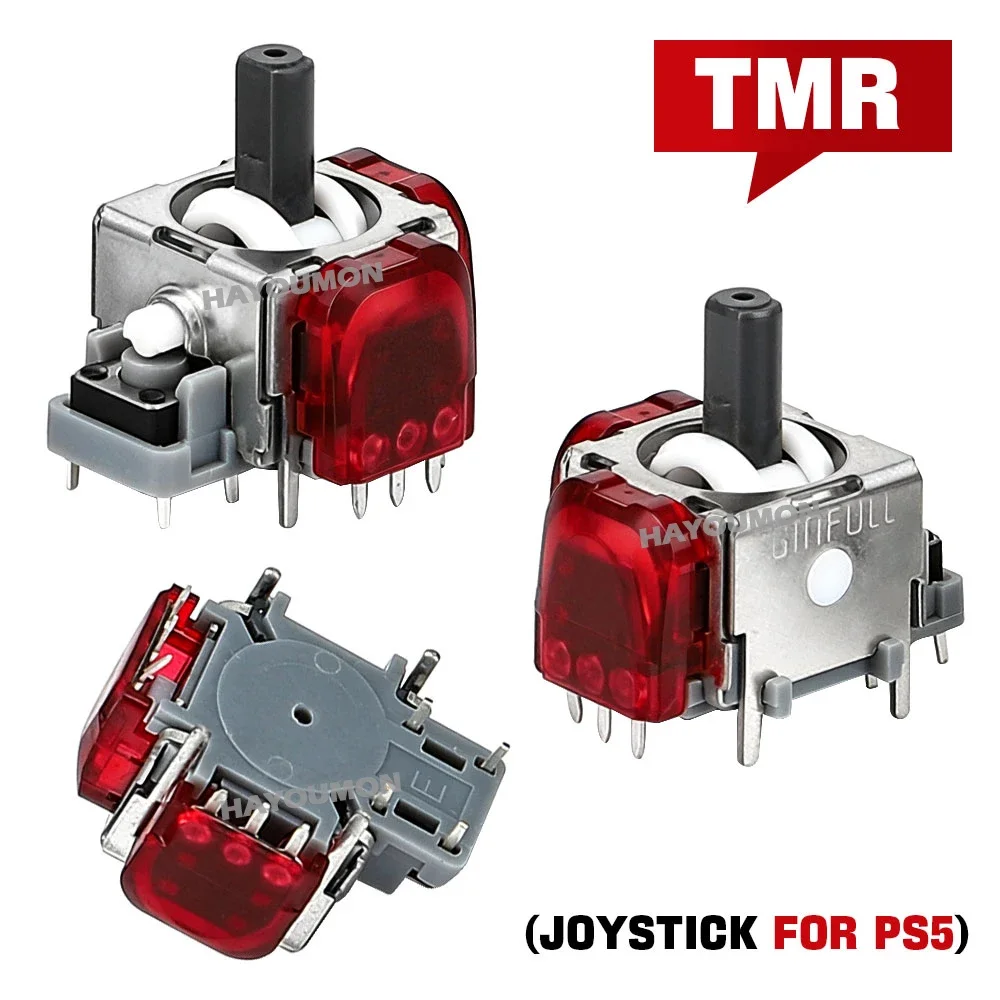2/4/8/10PCS Joystick de Ângulo RS13 TMR de 3ª Geração para PS5/PS5 EDGE para PS4, Anti-Drift, Analógico 3D, Substituição do Stick de Efeito