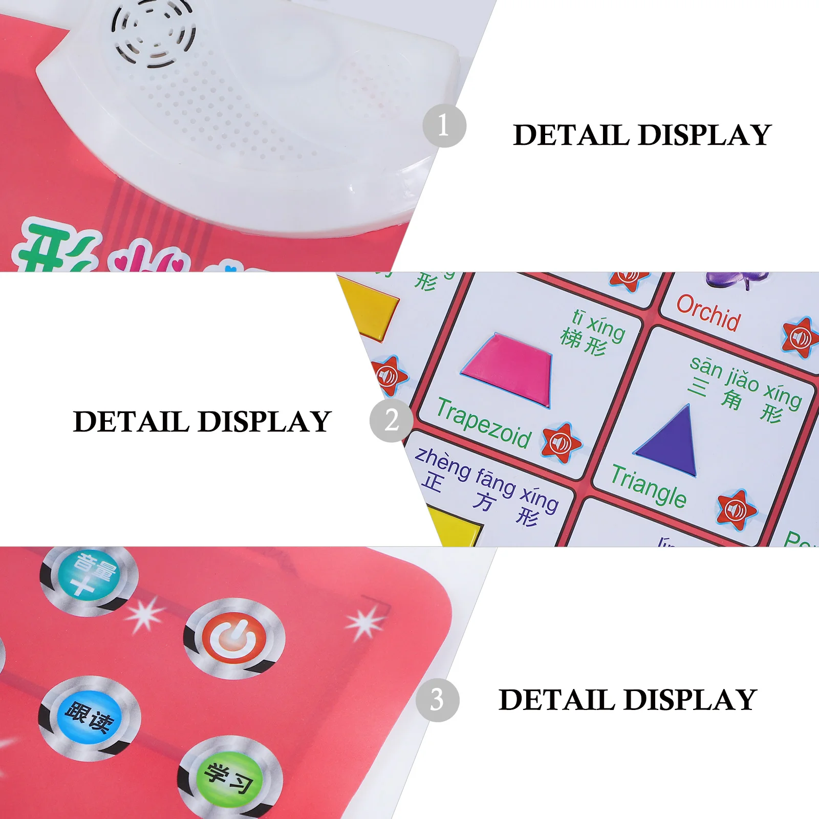 

Wall Chart with Sound Picture-hanging Toy Toddler Learning Toys Poster Early Education Audio Educational Pvc