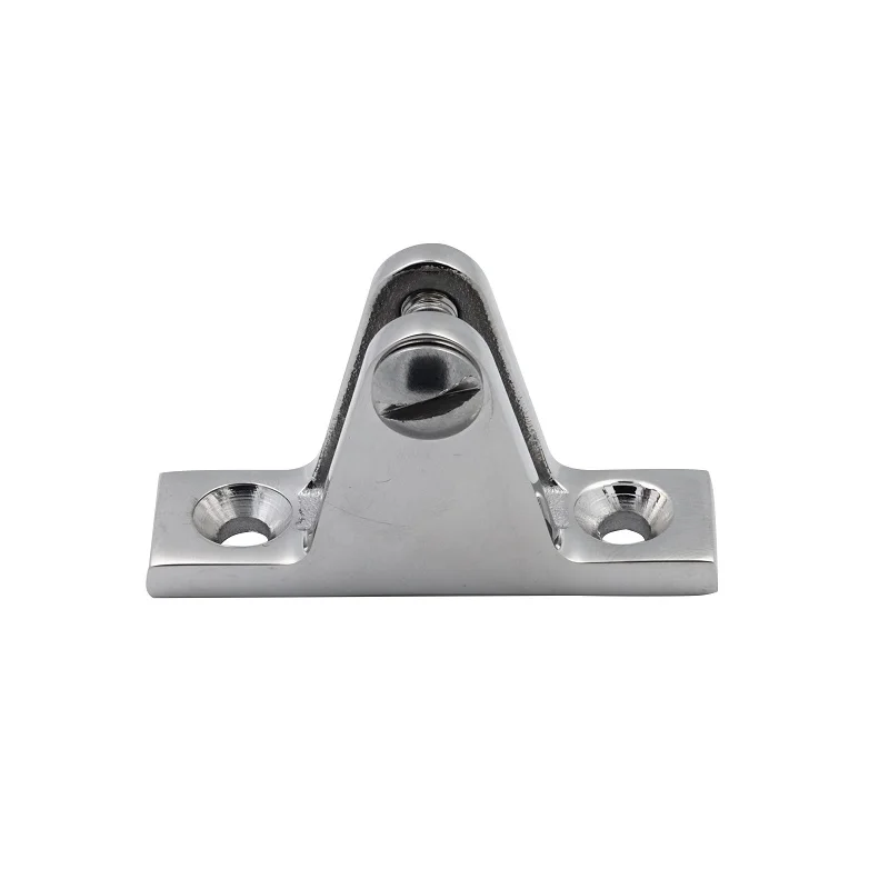2 Pieces 316 Stainless Steel Deck Bimini Side Mount Hinge 60mm Mirror Polish Marine Boat Sailing Hardware Deck Hinge view 4