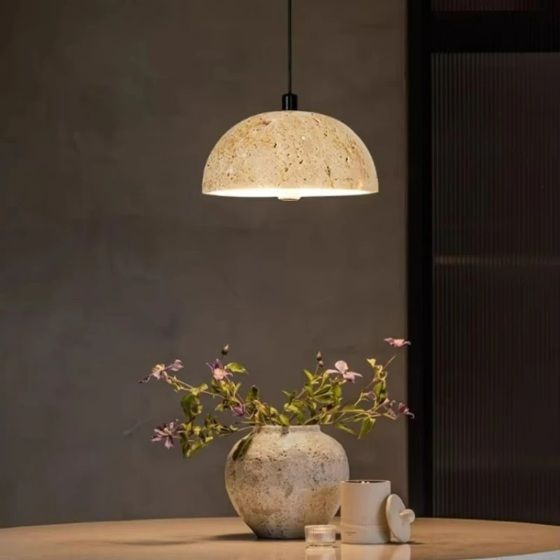 Modern Yellow Travertine Restaurant Dining Room Chandelier Ceiling Light Master Bedroom Room Decor