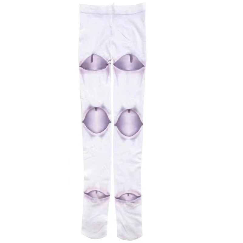 

Women Harajuku Novelty Lolita Pantyhose Japanese Gothic Anime Jointed Doll Style Tattoo 3D Print Tights Cosplay Stocking