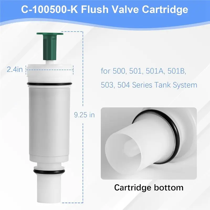 Light Weight C-100500-K Cartridge Assembly For 500 501 503 504 Pressure Assist Tank Flush Valve, Fits M-101526-F3 F4