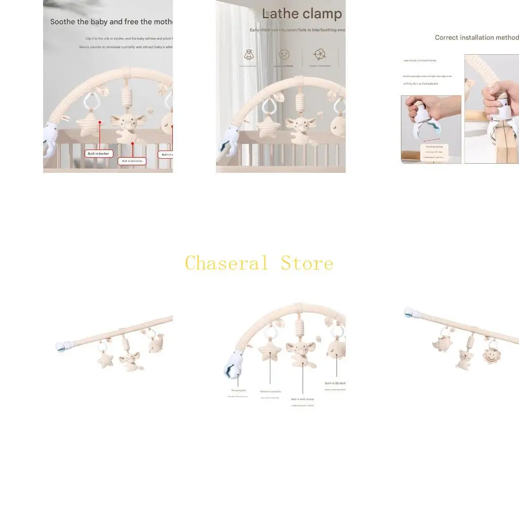 e7ce-organic-cotton-baby-activity-toy-gentle-sounds-for-calming-portable-carriage-use