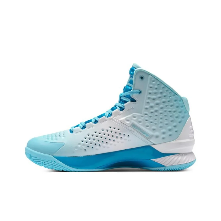 Under Armour Curry 1 High-Top Basketballschuhe Herren Glamour Blue 3024397-400
