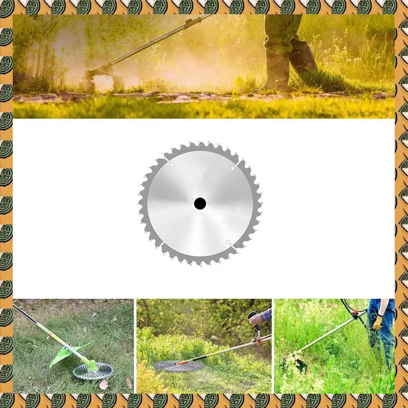 

A77I 1 PCS Alloy 40T Carbide Tip Brush Blades - Brush Cutter Blade For Cutter, Trimmer, Weed Eater Made From Premium Alloy