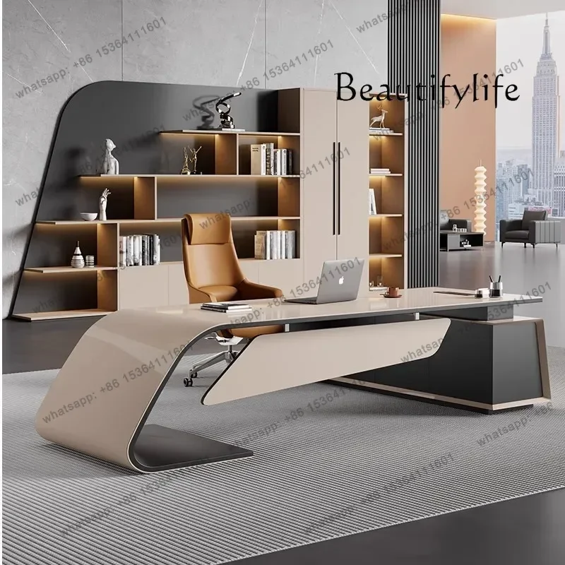 مكاتب الكمبيوتر المصممة للعمل والإبداع والمؤتمرات ومكتب الاستقبال #4