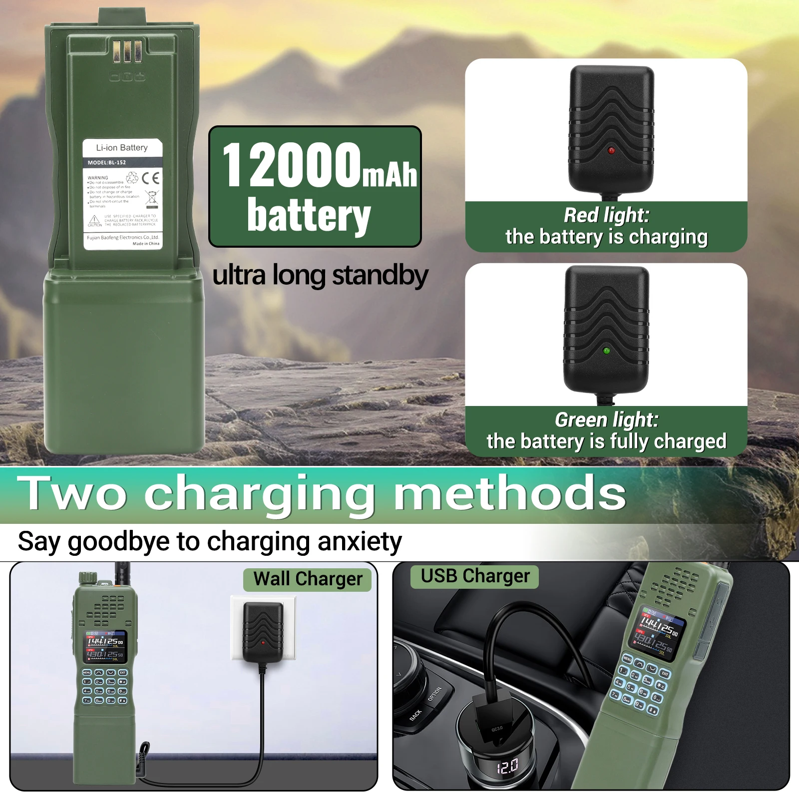 Baofeng AR-152 PRO GPS Ham Radio High Powerful CS Tactical Game Walkie Talkie Long Range Upgraded AR-152 Portable Two Way Radio