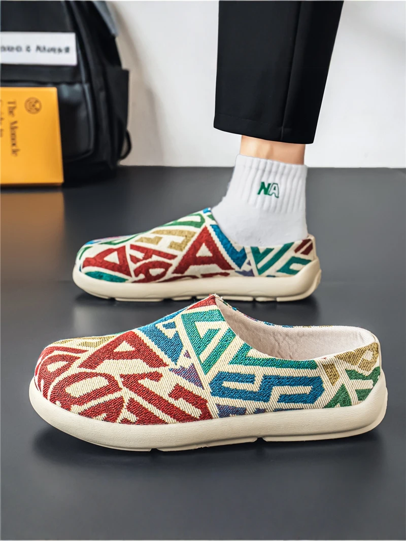 

Casual Canvas Men's Shoes Summer 2026 New Style Versatile Slip-On Lightweight Beijing Old School Soft Bottom Birkenshoes