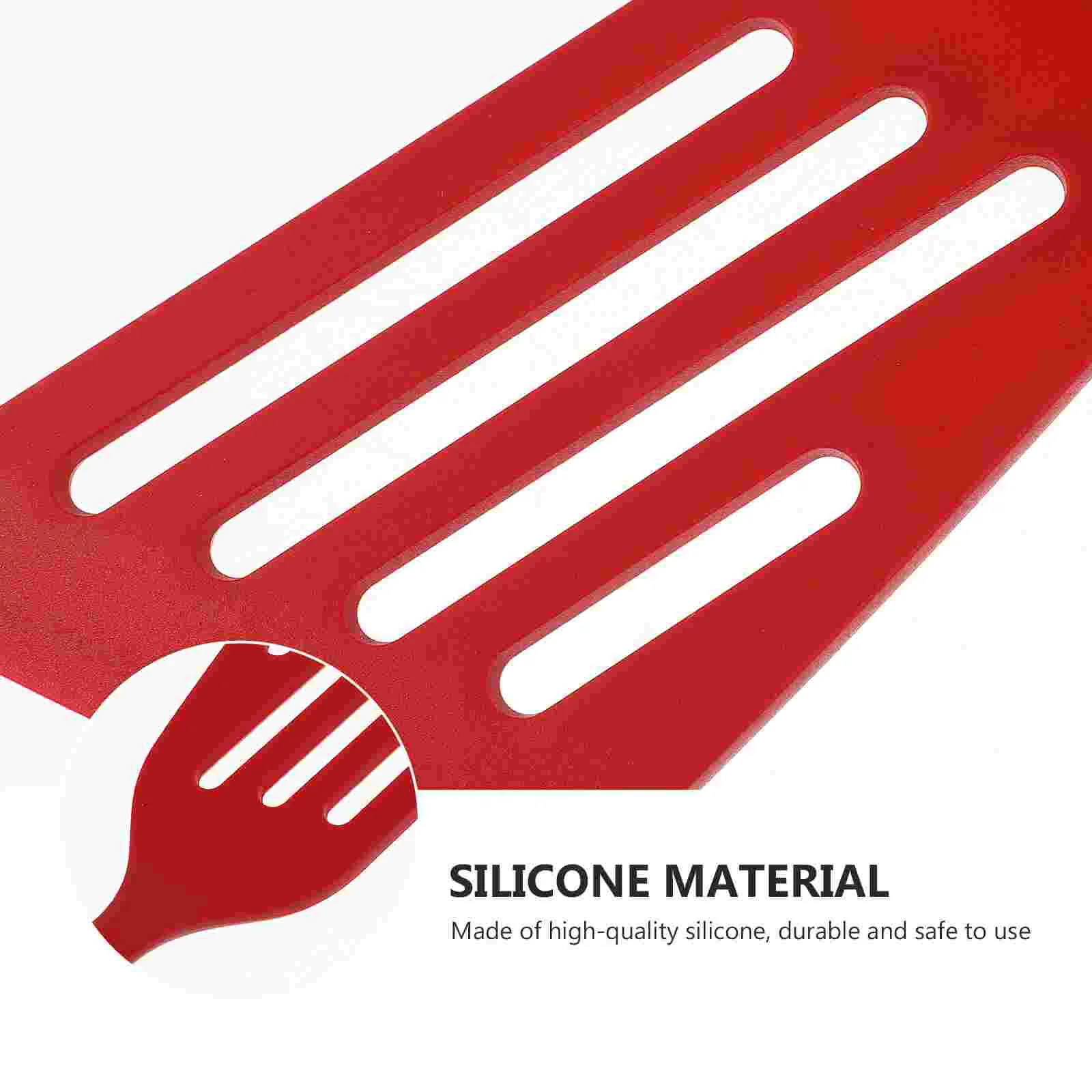 Espátula de vazamento de silicone anti-queimadura fritadeira gel de sílica pastelaria ferramenta de cozinha útil