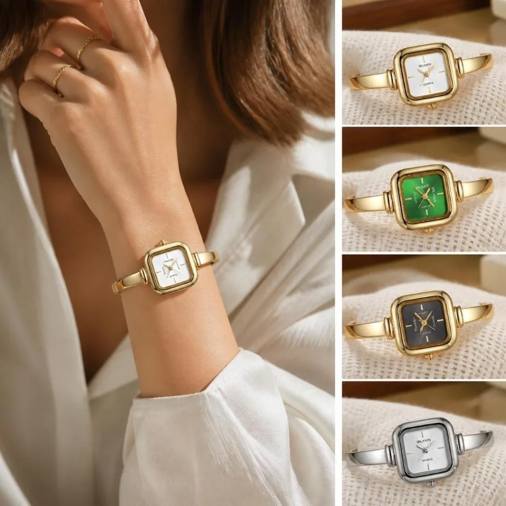 New Square Case Women's Wristwatch High-End Adjustable Bracelet Watch Square Wrist Watch Women