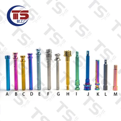 TS 2pcs Titanium Alloy Caliper Latch Snap Pin Motorcycle Modification for Two and Four gr5