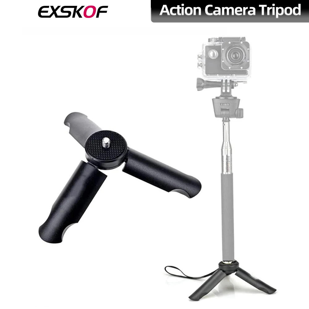 Mini treppiede fotocamera portatile supporto per Selfie per GoPro Hero 12 11 10 9 DJI Action 3 Insta360 X3 accessori per Action cam