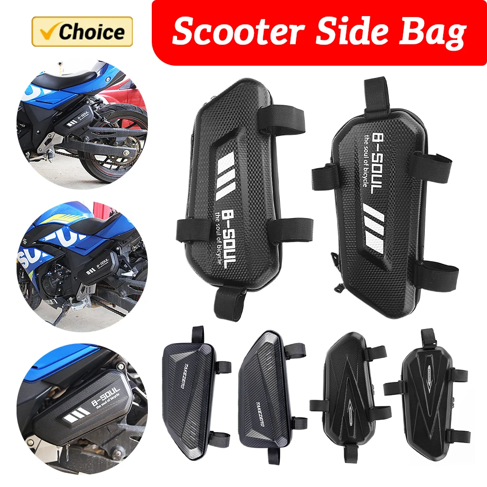 

Motorcycle Electric Bike Hanging Bag Side Bags Waterproof Moto Engine Pack Hard Shell Bags Mountain Bike Triangle Pouch