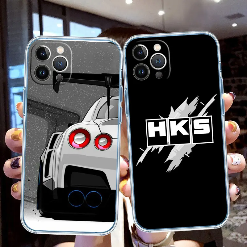 HKS JDM Car Case for Moto G72 G71 G24 G73 G31 G34 G32 E40 E30 E22I E22 E20 E13 E7 G04 G6 G7 Play Plus Power