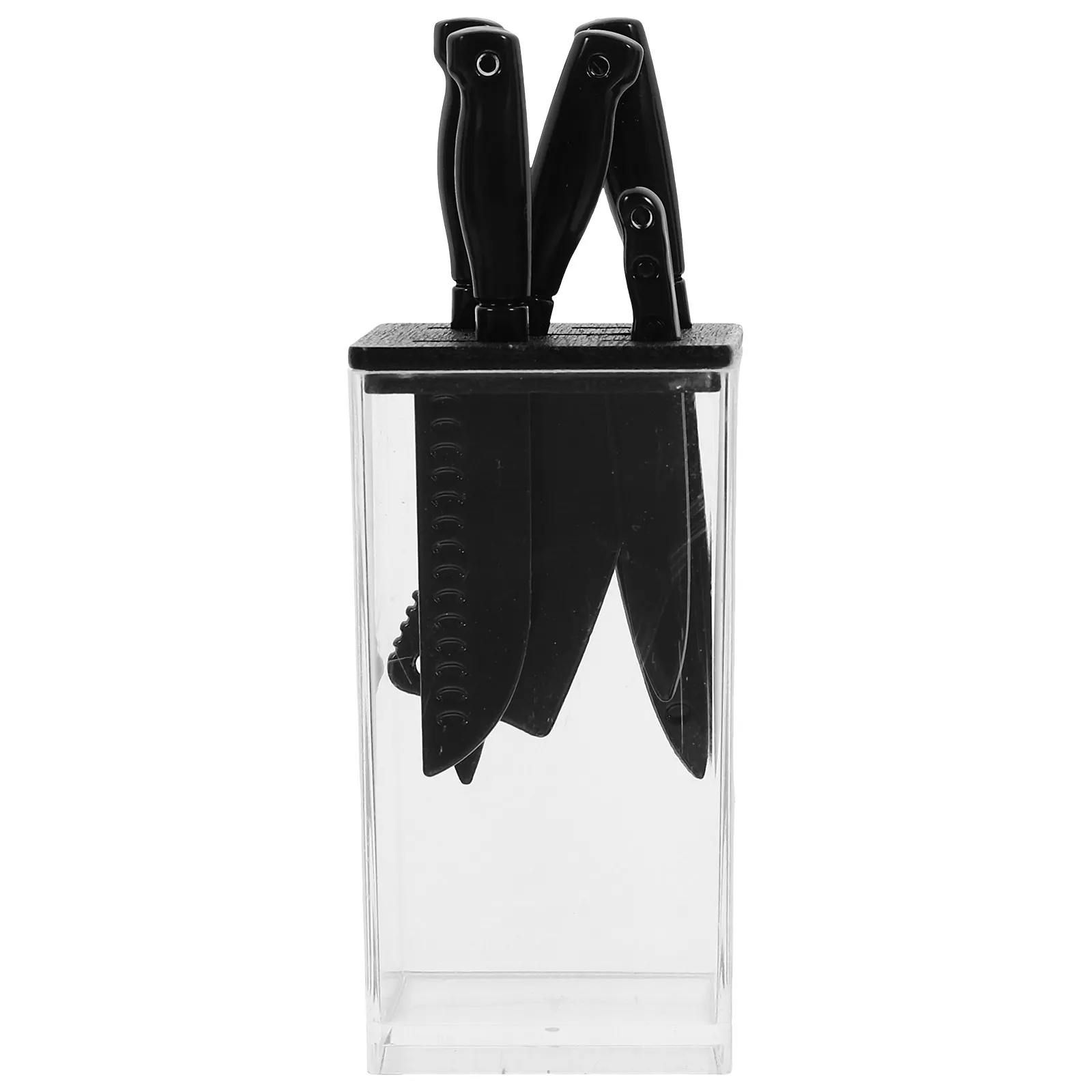

1Set Miniature Kitchen Cutter Transparent Utensils Mini House Kitchen Accessories Elegant Decoration Pretend Play Prop Compact
