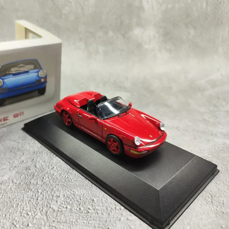 ATLAS Diecast 1:43 Scale 911 SPEEDSTER 1993 Roadster Alloy Simulation Car Model Collection Souvenir Display Ornaments