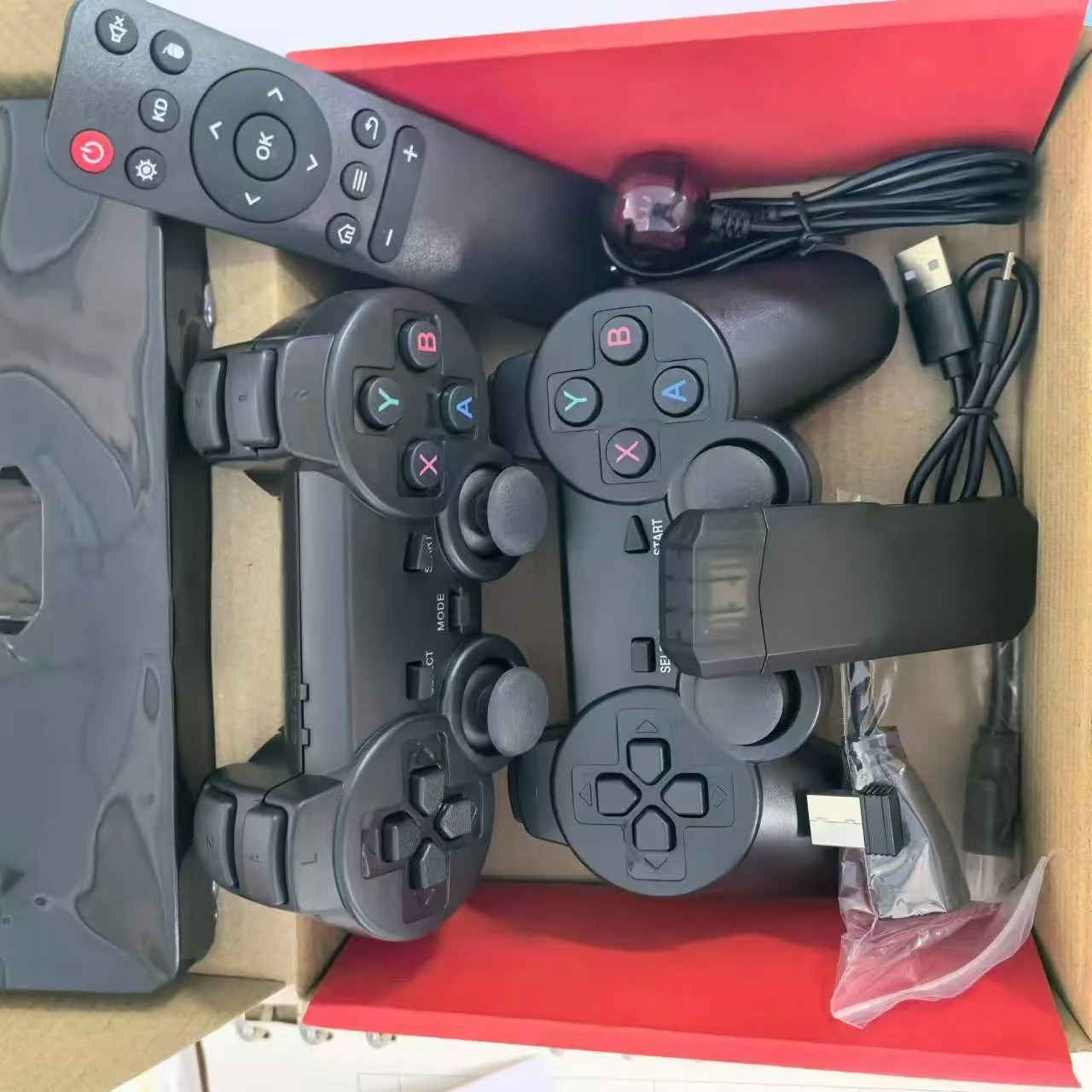 TV game console 4K high definition HDMI home game console dual system 2.4G wireless double handle