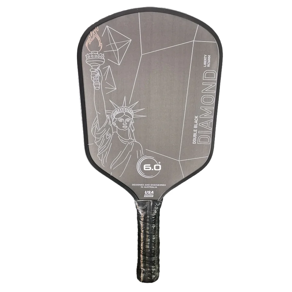 

2025 berkualiti tinggi berlian hitam panas tekanan T-700 serat karbon asal USAPA pensijilan pickleball paddle