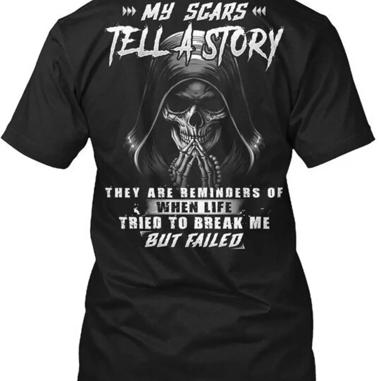 My Scars Tell A Story D They Are Reminders Of T Shirt Made in USA Size S 5XL vintage Washed homme Versatile Comfortable graphic
