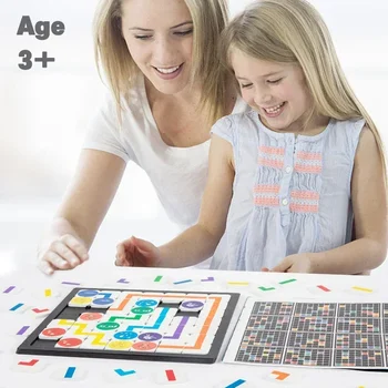 Connected Logical Thinking Matching Puzzle Games Children's Educational Toys Brain Teaser Jigsaw Puzzle Board Game Parent-child Interactive Toy