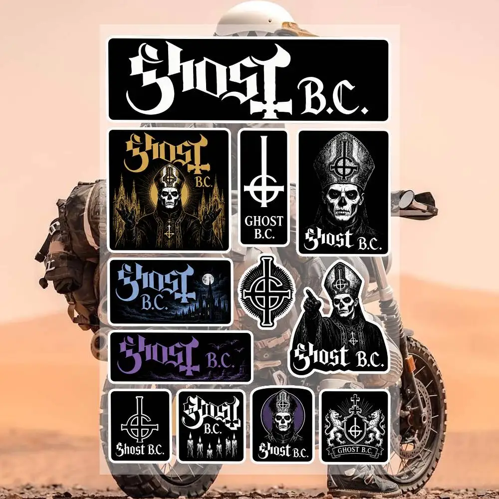 G-H-ost B.C. Aesthetic Graffiti Stickers Waterproof PVC Decals for Car Motorcycle Skateboard Helmet Notebook