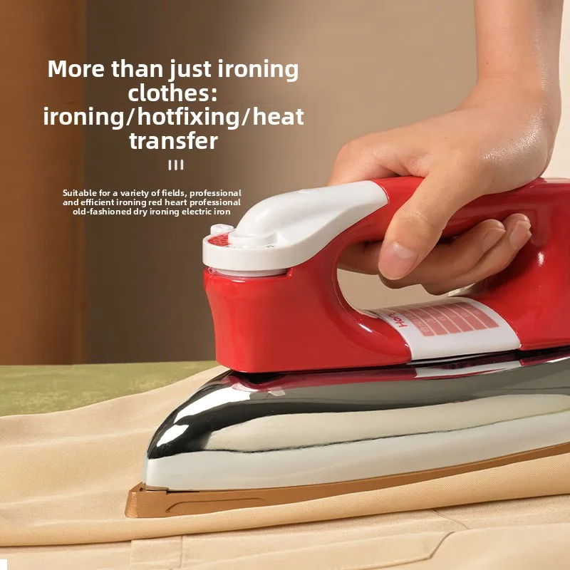 Old brand old electric iron household industrial dry  tempering hot drill ironing electric chrome iron