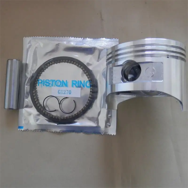 Piston Kit 77MM 13101‑ZH9‑000 Compatible With Honda GX270 177F 4T 270CC 9HP Petrol Engine