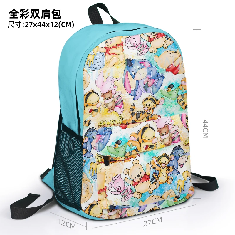 Imagem -03 - Disney o Pesadelo Antes do Natal M7731 Anime Personalizado Mochila Mochilas Bolsa dos Desenhos Animados Viagem Presente