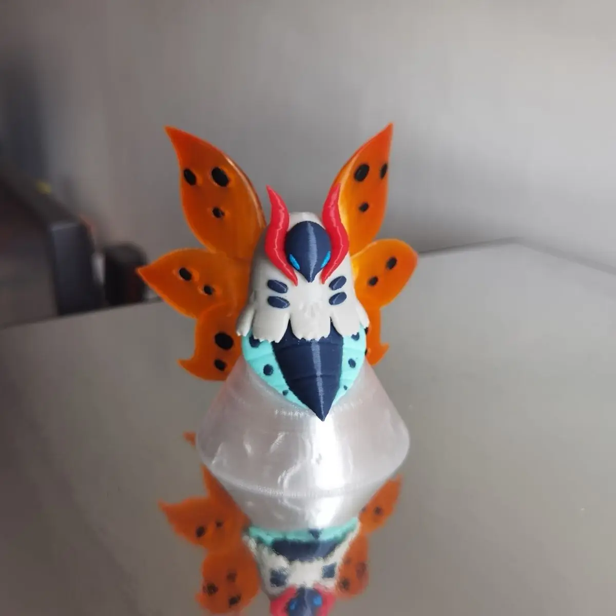 Anime Action Figures Volcarona Proportion World 1:20  Diy 3d Printing Kawaii Cartoon Character Desktop Model Gifts