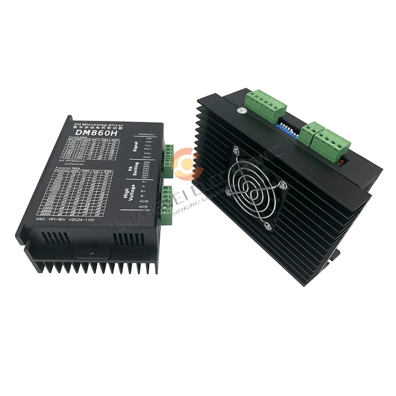 

Шаговый двигатель 2H Microstep Driver DM860 24в-72в для Nema 23 Nema34 Stepper Drivers DM860H