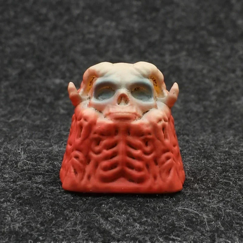 

Skull Key Caps 3D Printing Embossed Creative Personalized Resin MX Switch Customized Keycaps for Mechanical Keyboard Accessories