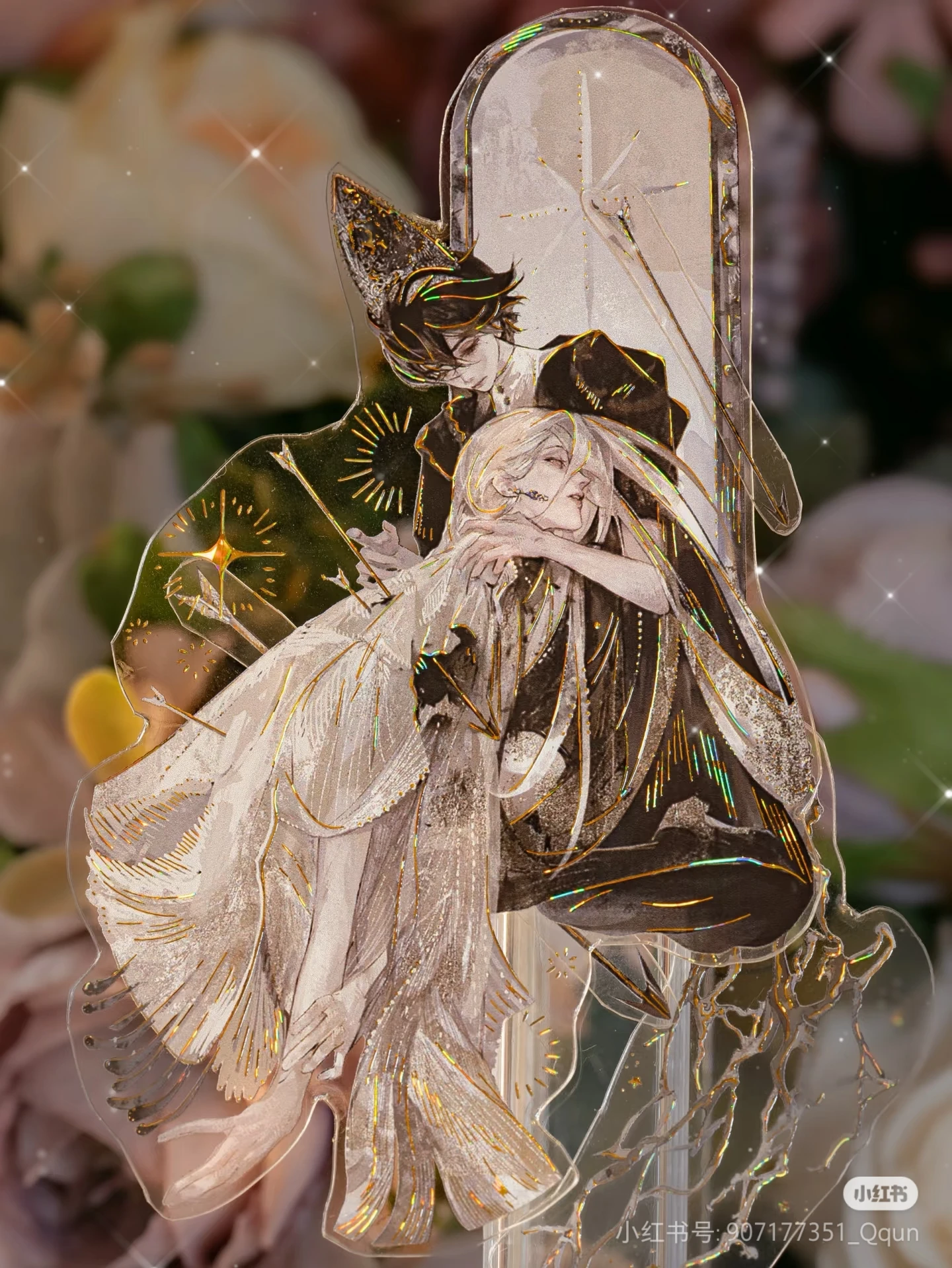 1 Loop Handsome Fox-fairy Man Boy Shiny Washi PET Tape Shell Light