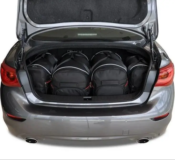 دعامات تلقائية مع نوابض لسيارة إنفينيتي Q50 (V37) 2013-2024 سيدان بدون سبويلر لرفع صندوق الباب الخلفي الخلفي يدعم مثبط الصدمات