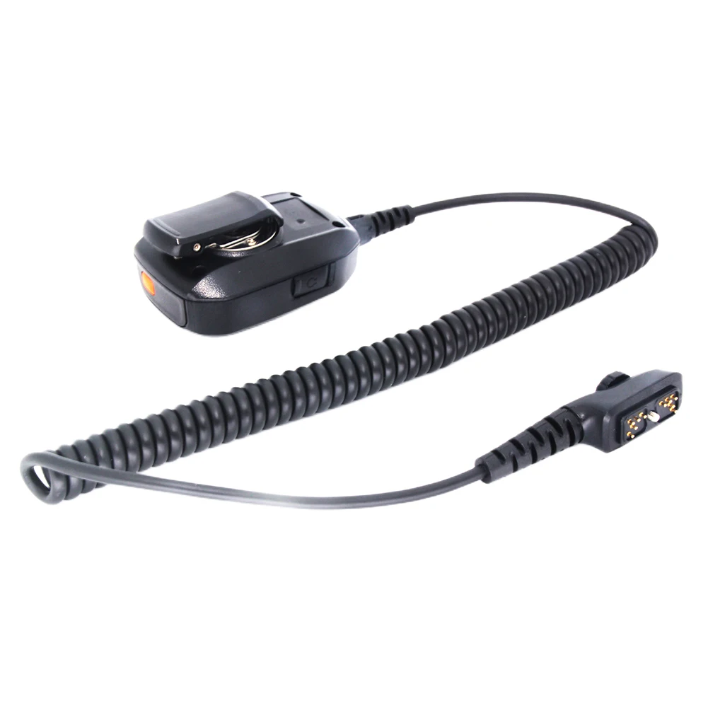 

SM18N2 PTT Speaker Mic Hands-free Walkie Talkie Back Clip 3.5mm Audio Jack Replacement IP54 for Hytera HYT PD702 PD700 PD700G