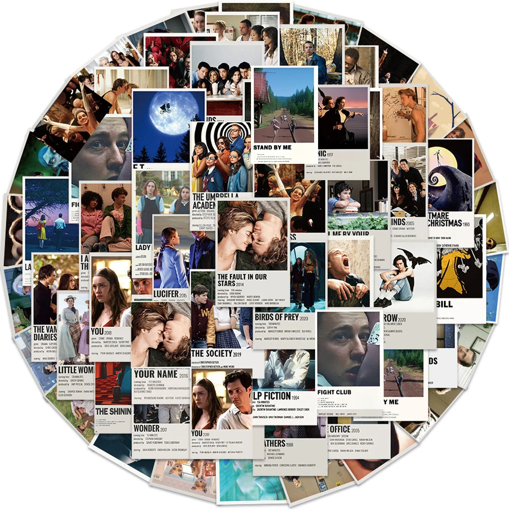 10/30/64 قطعة ملصقات أفلام أنيمي الكلاسيكية مزيج الملصقات الكتابة على الجدران مائي لأجهزة الكمبيوتر المحمول حقيبة القرطاسية سيارة ملصق PVC رائع لعبة هدية #2