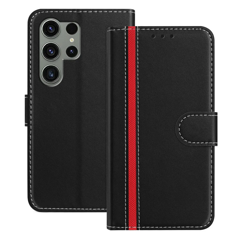 حافظة لهاتف سامسونج جالاكسي S25 Ultra S26 Edge 5G حافظة جلدية فاخرة لهاتف جالاكسي S25 Plus حافظة S25 FE S 26 Pro