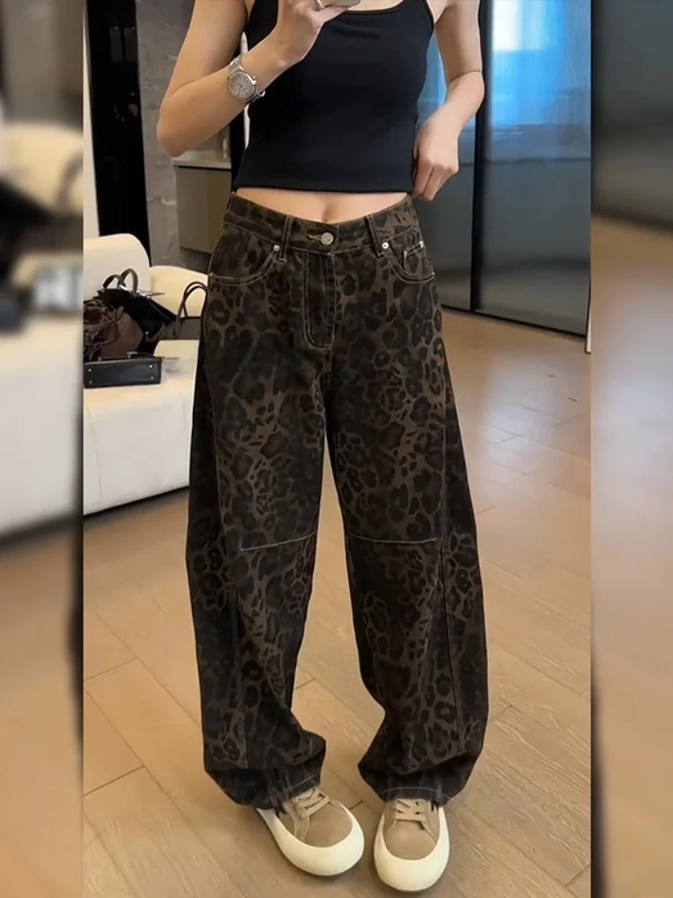 

High Waist Wide Leg Jeans Women's Trendy plus Size Bootcut Denim Pants for Pear Shaped Body Large Size Cotton Polyester Blend