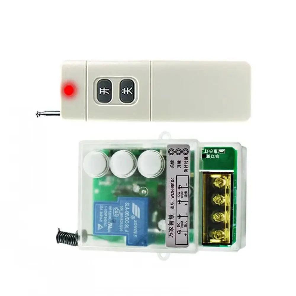 30A High Power 433MHA Wireless Remote Control Switch Wide Voltage with Remote Control Countdown Function 3000M Distance Switch
