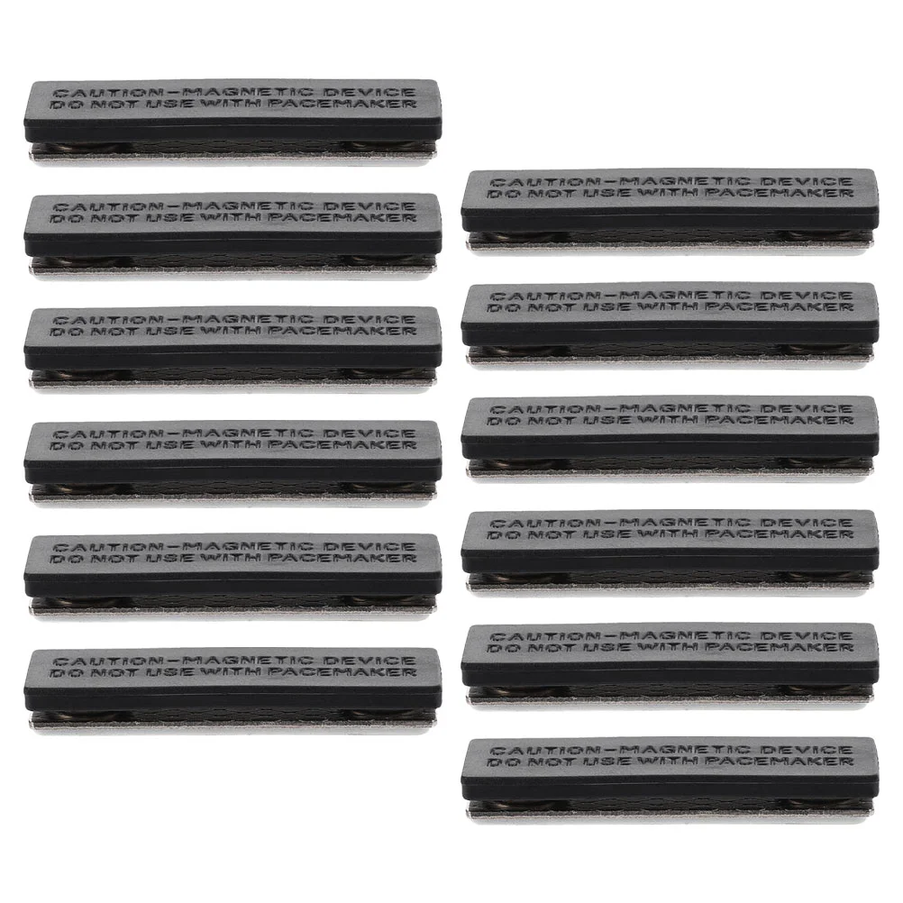 12 Pcs Magnetic Name Tag Magnets Badge Holder Label Backing Flexible Tags Labels