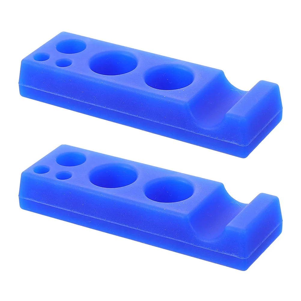 2Pcs Tattoo Ink Cup Holder Silicone Pigment Organizer Stand Stable Compact Storage for Tattoo Microblading Use