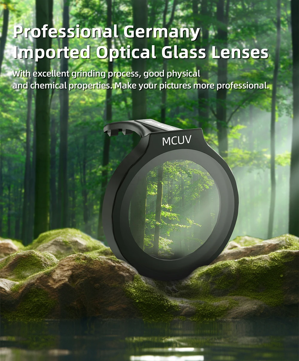 مجموعة مرشحات العدسة لمرشحات DJI Neo ND عدسة ND MCUV HD مرشح الكاميرا الزجاجية البصرية لملحقات طائرة DJI Neo بدون طيار