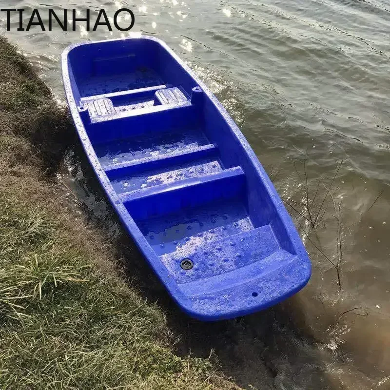 

Superior Plastic boats,portable double-layer plastic fishing boats,beef tendon fishing,fishing and breeding boats,river channel