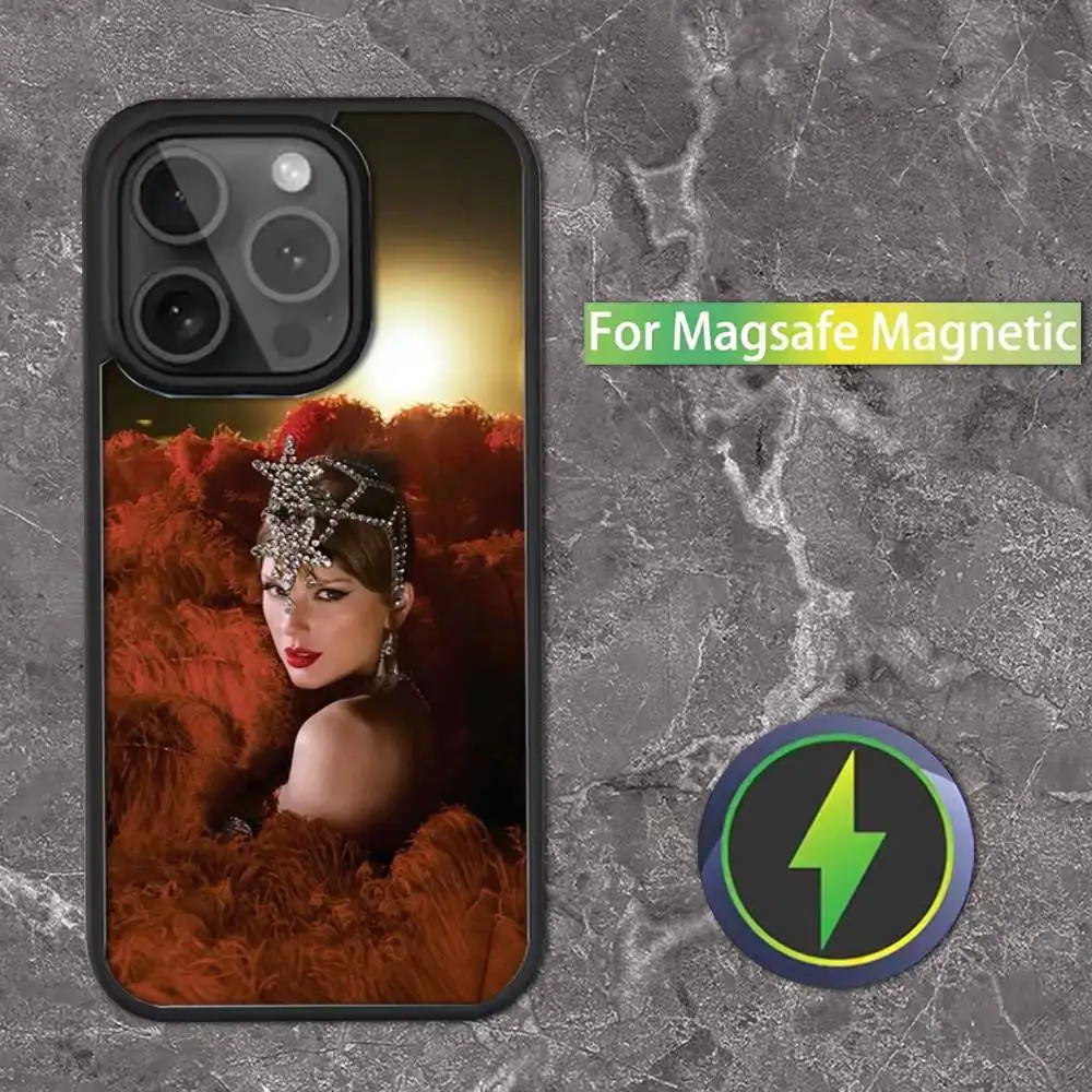 حافظة هاتف L-Life of a S-ShowgirlS لهاتف iPhone 17,16,15,14,13,12,11,Pro,Max,Plus,Mini,SE4,E شحن لاسلكي مغناطيسي Magsafe