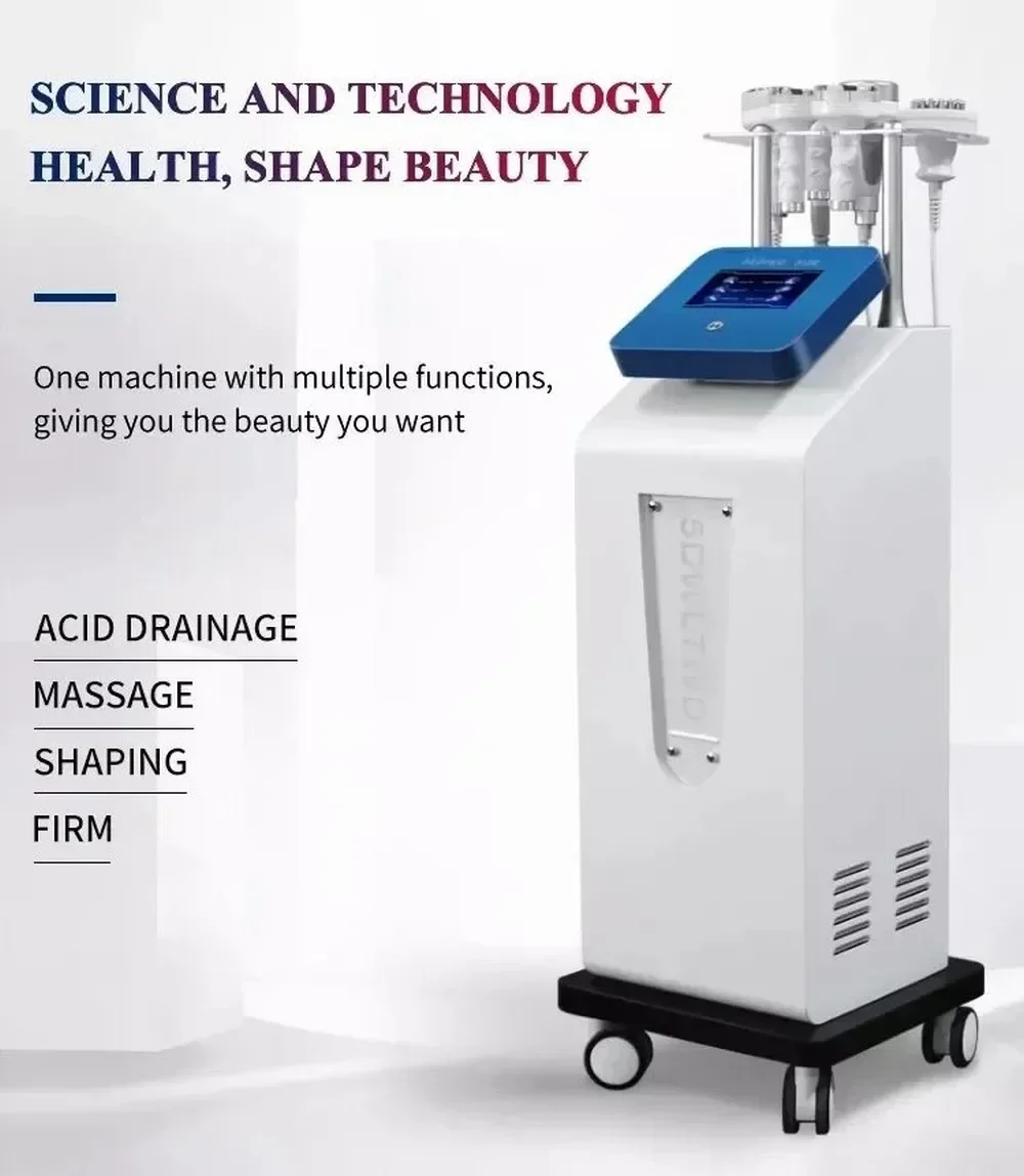 فراغ التجويف 5D 80K آلة 6 في 1 الدهون الموقد الجسم الكنتوري شفط الدهون التخسيس فقدان الوزن مكافحة السيلوليت