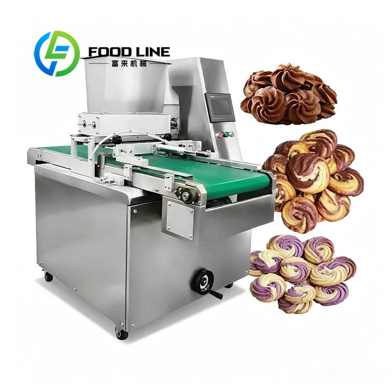 Automatic Cookie Depositor Digital Weight Calibration System Minimizes Cookie Weight Error For Standardized Export Snack Goods