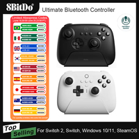 8Bitdo Ultimate Bluetooth Controller with Charging Dock for Switch 2 Wireless Gamepad Hall Effect Joystick for Windows PC