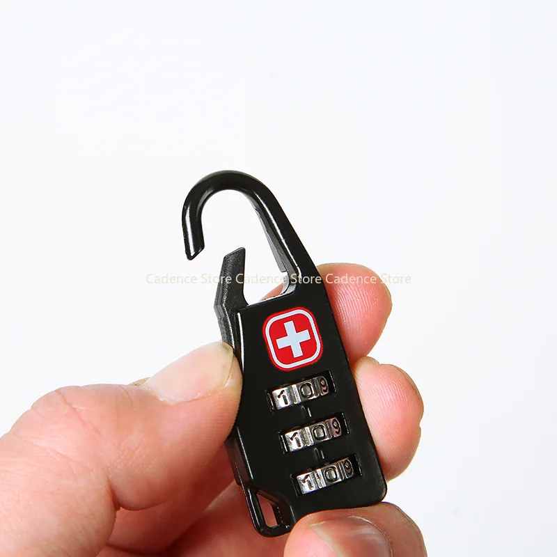5/10 個ポータブル合金ロック南京錠屋外旅行荷物ジッパーバックパックハンドバッグ安全盗難防止コンビネーションコード番号ロック