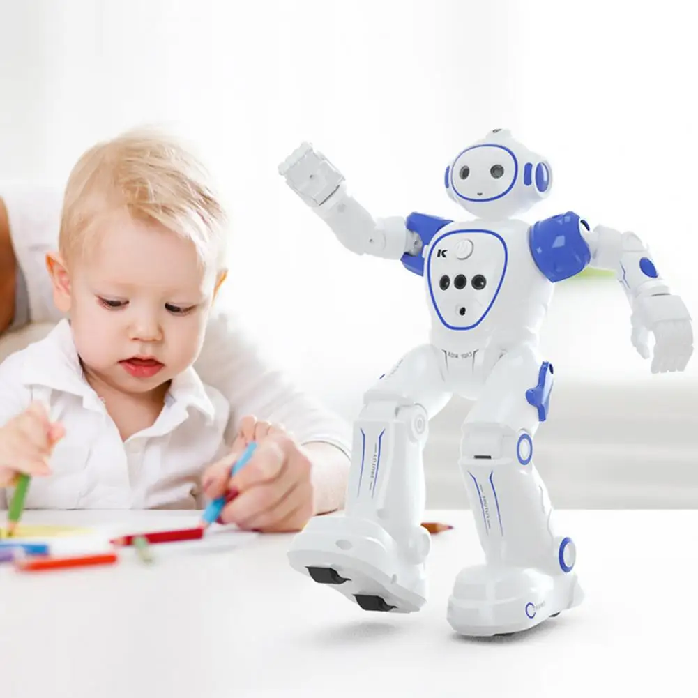 Jouet Robot pour Enfants, Télécommande avec Yeux LED, Pigments Intelligents, Geste pour les Tout-Petits